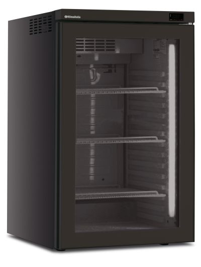 Frigo vetrina per bibite sotto banco 0/+10°C ICOOL 30 G BLACK