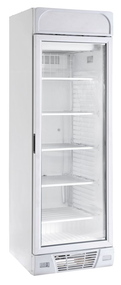Freezer verticale statico porta battente in vetro -24°C/-18°C