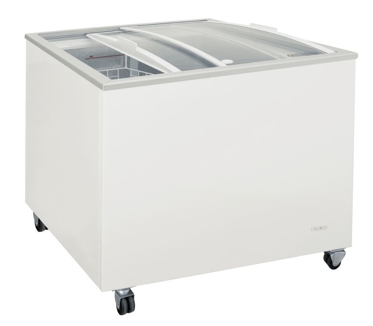 Congelatore a pozzetto con 2 porte scorrevoli 482L -23°C/-13°C