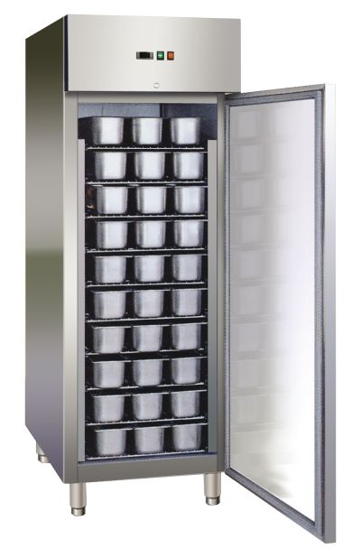 Armadio congelatore ventilato in acciaio per gelati CREAM 990 BT