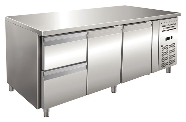 Tavolo inox refrigerata per la ristorazione temperatura normale CAX 3110 TN