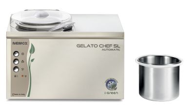 Mantecatore da banco Gelato Chef 5L Automatic i-Green Nemox con cestello