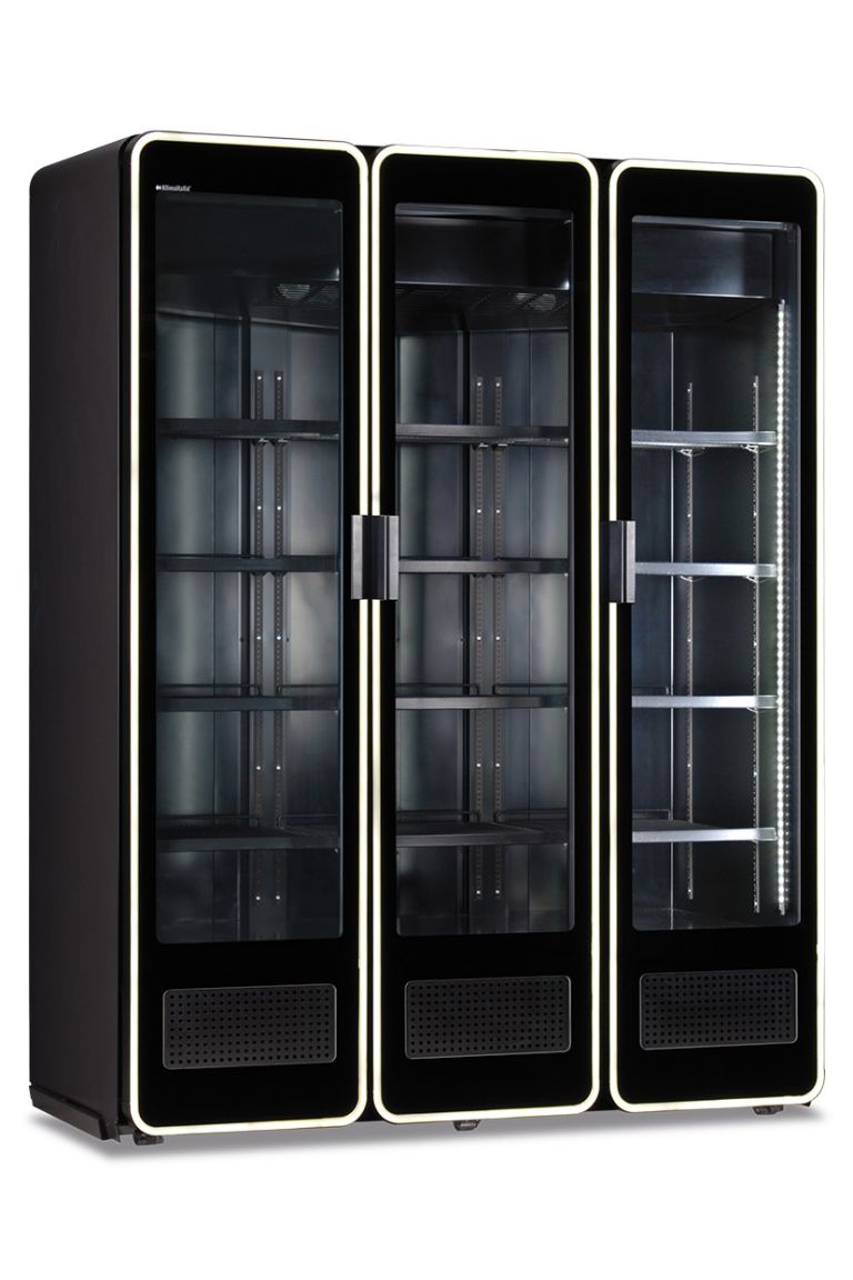 Vetrina frigo per bibite a 3 porte 166 x 78.6 x (h)214cm ILLUMIA 1620 BLK