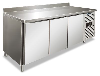 Tavolo inox 2 ante temperatura normale per ristorazione CAX 2100 TN