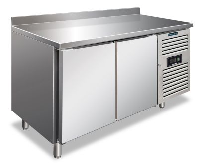 Tavolo inox 2 ante temperatura normale per ristorazione CAX 2100 TN