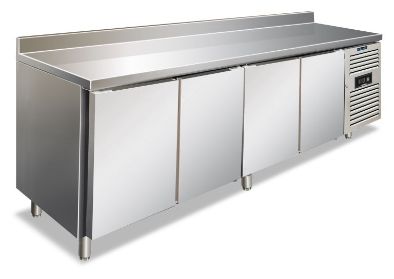 Tavolo inox 2 ante temperatura normale per ristorazione CAX 2100 TN